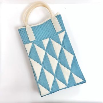 Сумочка мини голубая