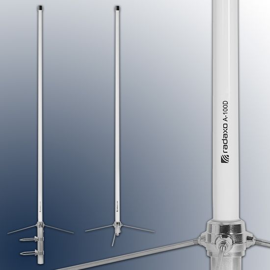 Radaxo A-100D антенна 148-149/171-173 МГц / 3,0 dBi /5/8 L / 1.352м