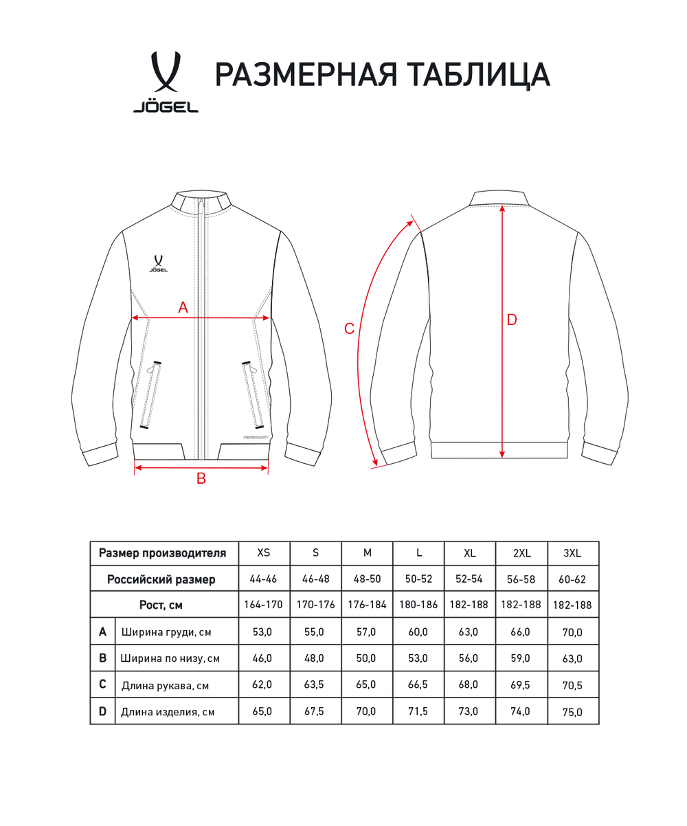 Куртка парадная JÖGEL PREMIER PerFormDRY Woven Jacket, черный