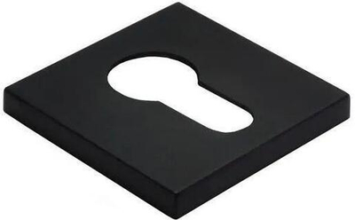 Накладка на ключевой цилиндр, на квадратной розетке MH-KH-S6 черный