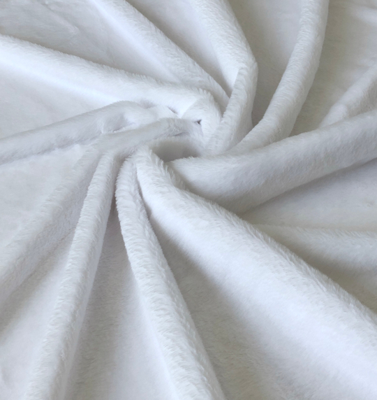 Мех белый, искуственный, короткий ворс