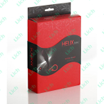 Черно-красный массажер простаты Helix Syn