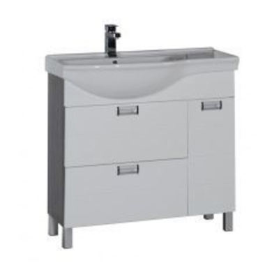 Тумба с раковиной Aquanet Сити 90 L венге