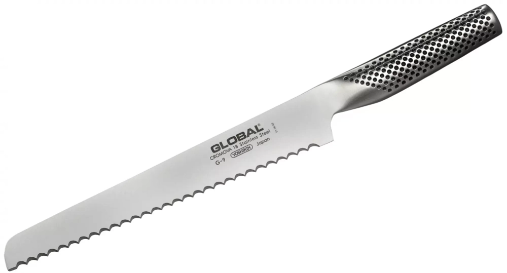 Global - Нож для хлеба Global G-9 22см / артикул   G-9  / GTIN 4943691809483