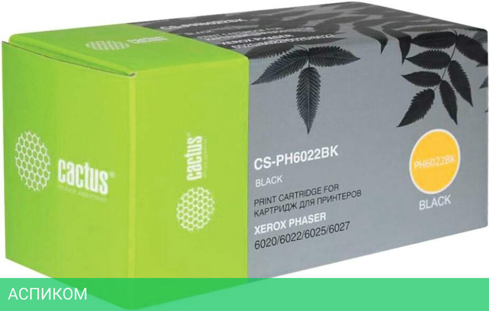 Картридж Cactus CS-PH6022BK Black