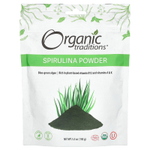Organic Traditions, Спирулина в порошке, 150 г (5,3 унции)