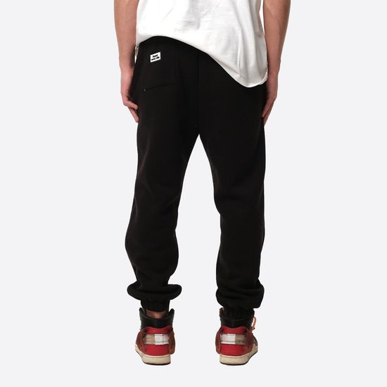 Штаны Dissident Sweatpants Never Logo (black)