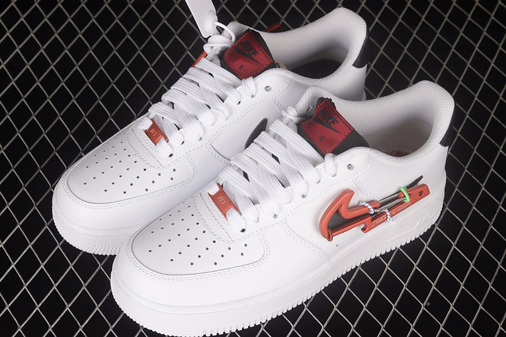 Nike air force custom swoosh sales