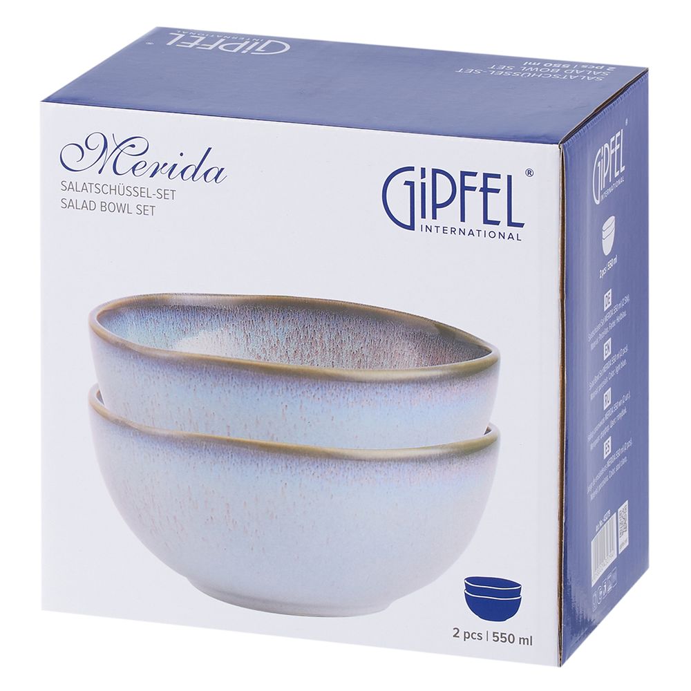 Набор салатников Gipfel Merida 43279 550 мл