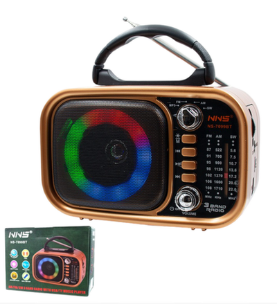 Радиоприемник с MP3 плеером, Bluetooth TWS NNS NS-7099BT