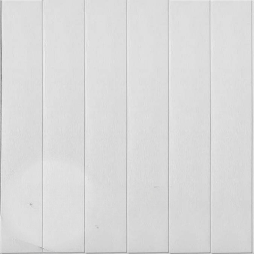 Самоклеящаяся мягкая панель ПВХ Вагонка белая 770х700х6,5 мм
