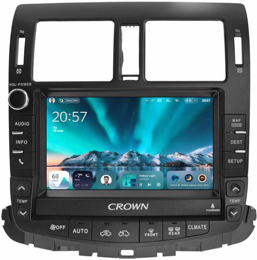 Магнитола для Toyota Crown / Crown Majesta S200 2008-2012 (цветной ШГУ) - Teyes CC4 монитор 9.2" 2K QLED на Android 14, Быстрейшая, Snapdragon 680, DSP, CarPlay, 4G SIM-слот