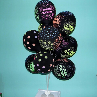 Фонтан из воздушных шаров ко дню рождения