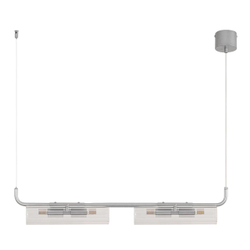 8258/4 SUSPENTIONI LN26 286 серебро/прозрачный, металл/стекло Подвес G9 4*20W 220V TORONTO