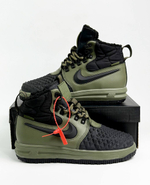 Кроссовки Nike LF 1 Duckboot на меху #B23 (зел.)