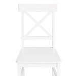 Обеденный комплект Хадсон (стол + 4 стула)/ Hudson Dining Set (mod.0102) МДФ/тополь/меламин, стол: 118х74х73 см, стул: 42,5x46,5x93,5 см, White (белый)
