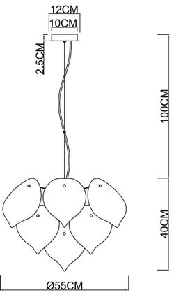 Подвесная люстра Arte Lamp