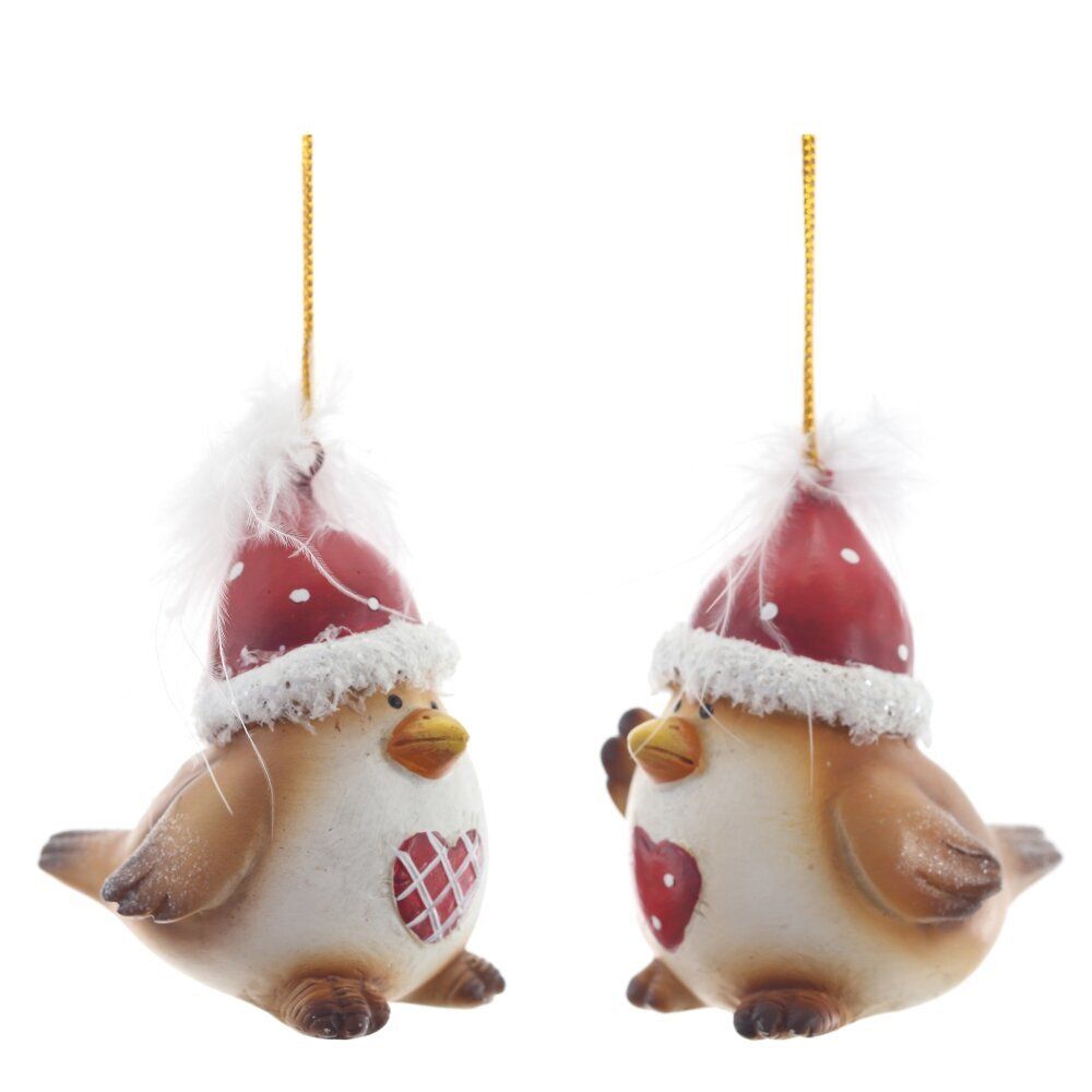 GAEM Фигурка декоративная подвесная "Птичка", L5 W5,5 H6,5 см, 2в.