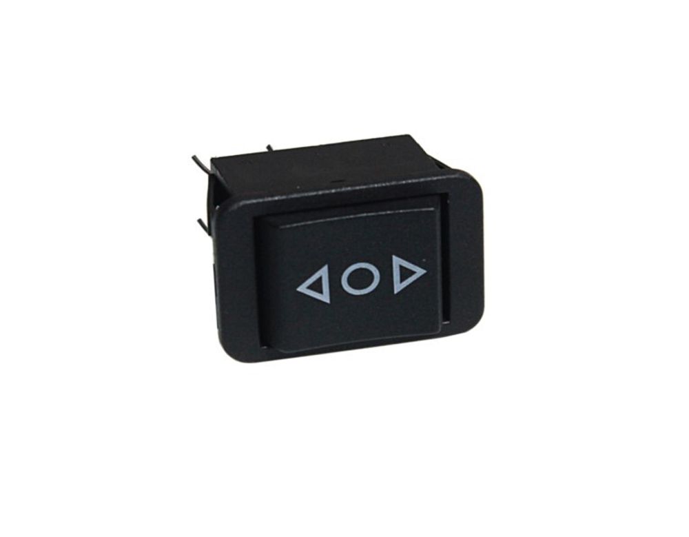 Клавиша 250V ON-OFF 16А 6 конт. с нейтралью б/фикс черная (Nord Yada)