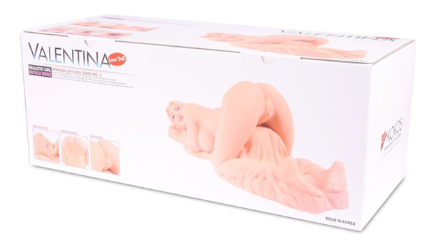 Valentina, мастурбатор  3D вагина,анус полуторс, с двойным слоем без вибрации