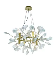 5746A/8 SPRAY PAINT BRASS+WHITE (1) Люстра NW