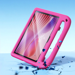 Детский чехол розового цвета на планшет Lenovo Tab K10 Gen 2 10.1 и Tab 10.1 Tablet (2025-) от Dux Ducis, серия Puff Series Case