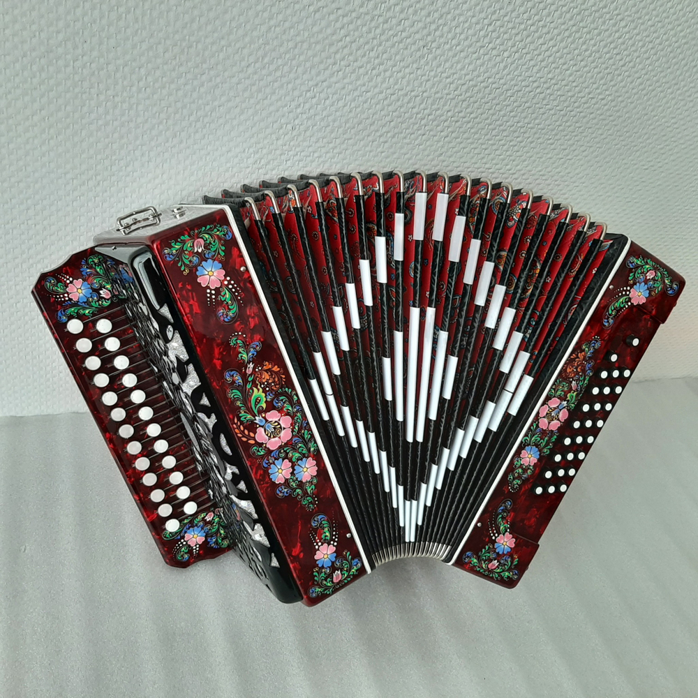 ГАРМОНЬ "БАРЫНЯ ЗАКАЗНАЯ" (Z45ХYL), ГОЛОСОВЫЕ ПЛАНКИ HARMONIKAS (ЧЕХИЯ)