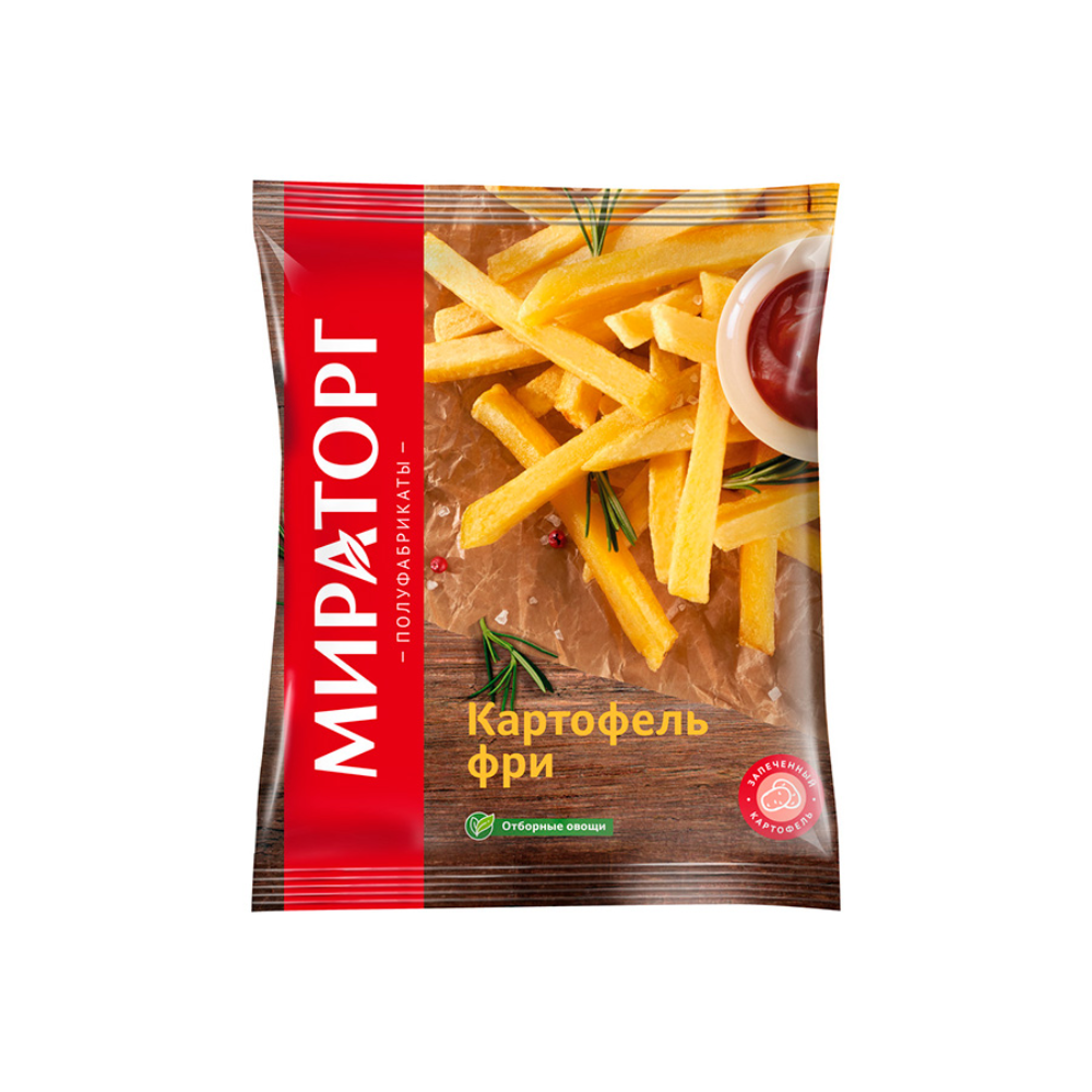 Картофель фри для жарки Мираторг 500 гр