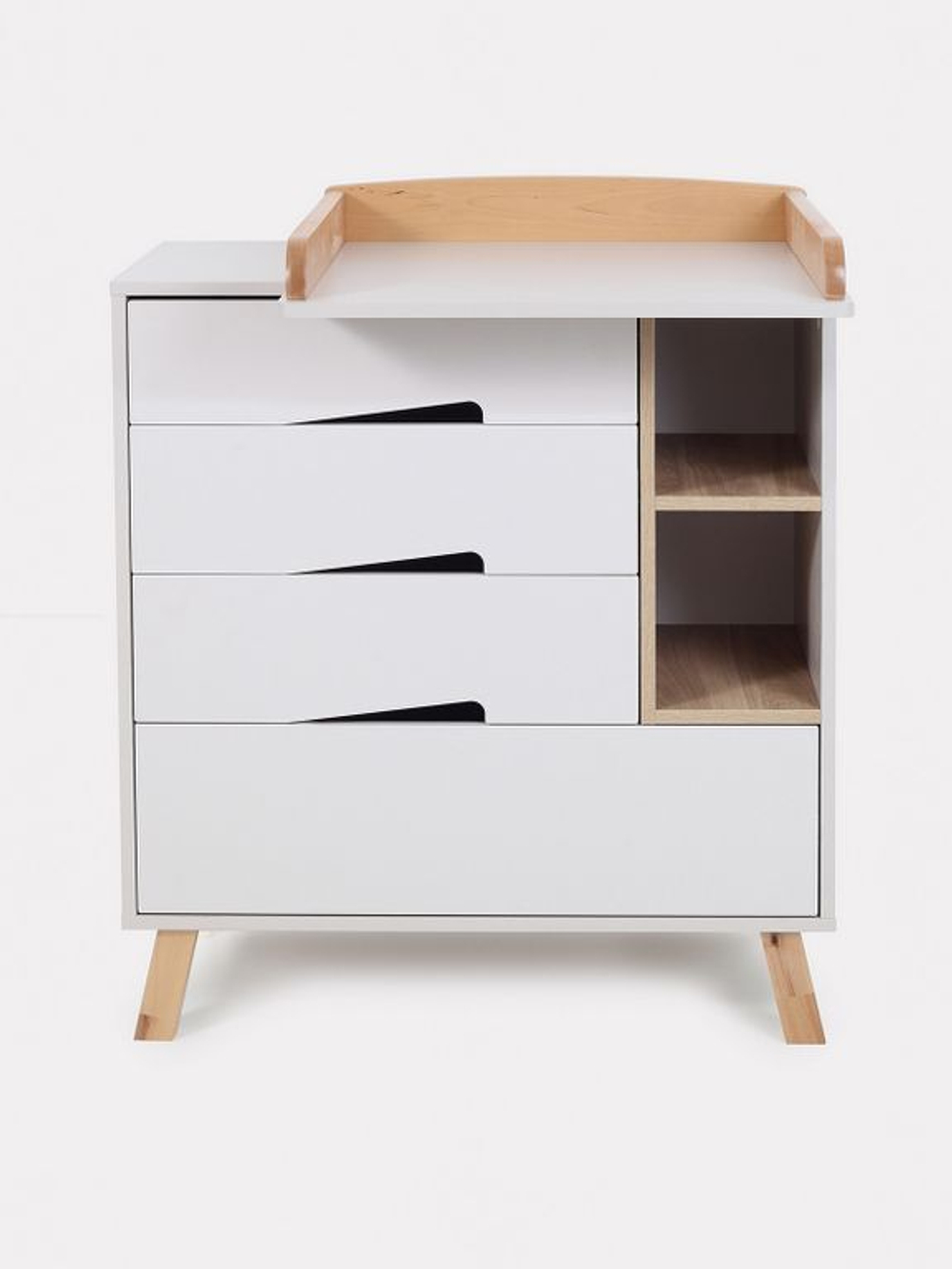 Комод пеленальный Rant Lago Pro 800/4 с органайзером Crystal beige