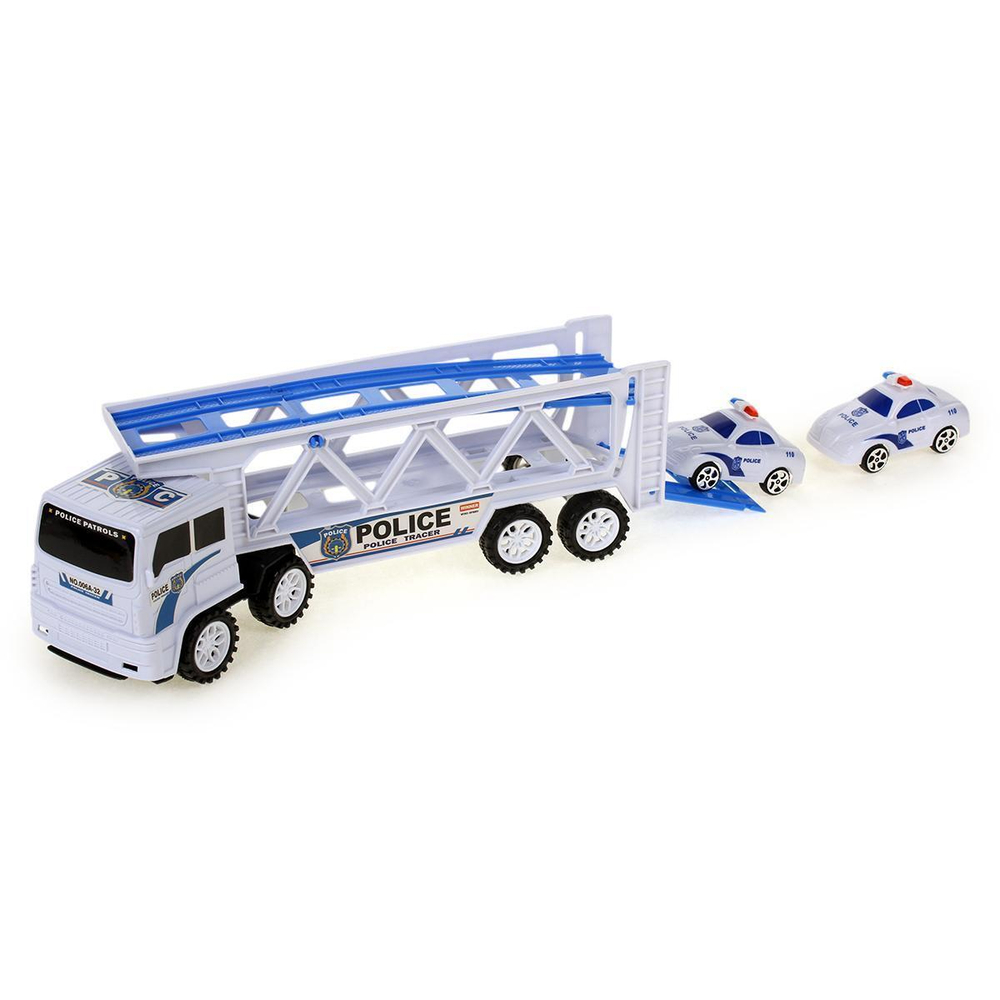 Автовоз ин. 30см +2 машины, пакет 188-1