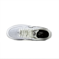 Nike Air Force 1 07 "White Black Outline Swoosh"