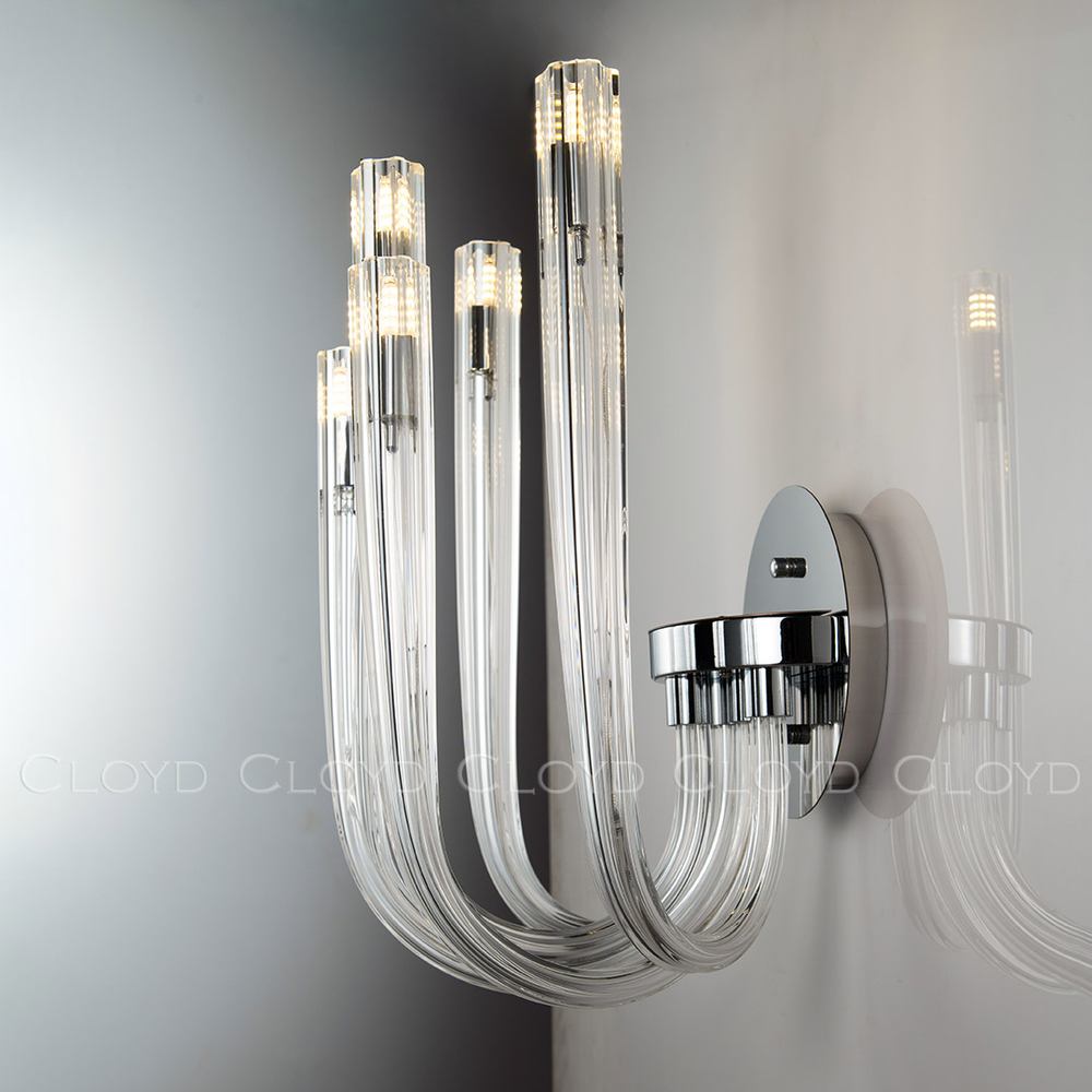 Бра Cloyd AEDA W5 / шир. 35 см - хром (арт.20465)