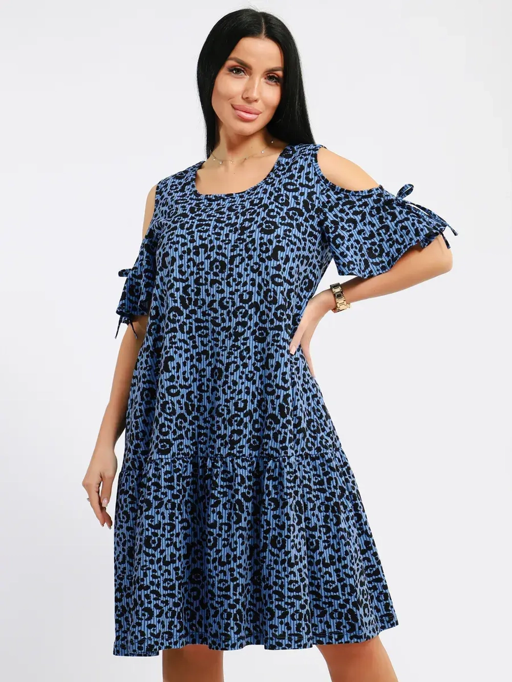 Платье свободное большие размеры