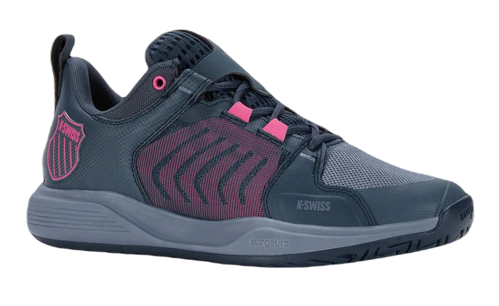 Женские теннисные кроссовки K-Swiss Ultrashot Team - orion blue/infinity/carmine rose