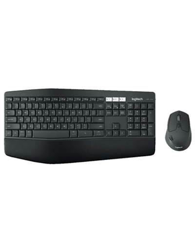 Logitech Wireless Desktop MK850 Performance(Keybord&mouse), Black, Bluetooth, 2.4GHz [920-008232]