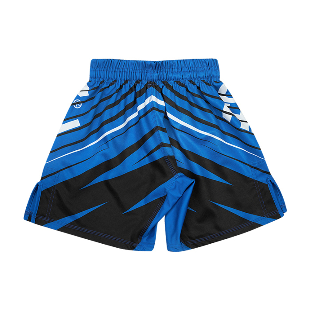MMI-4022w Шорты MMA SHORT IMMAF approved женские черно-синие