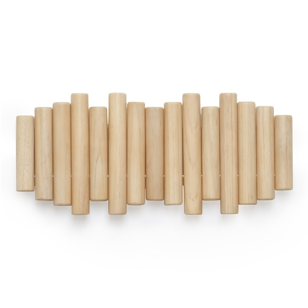 Вешалка настенная Picket светлое дерево