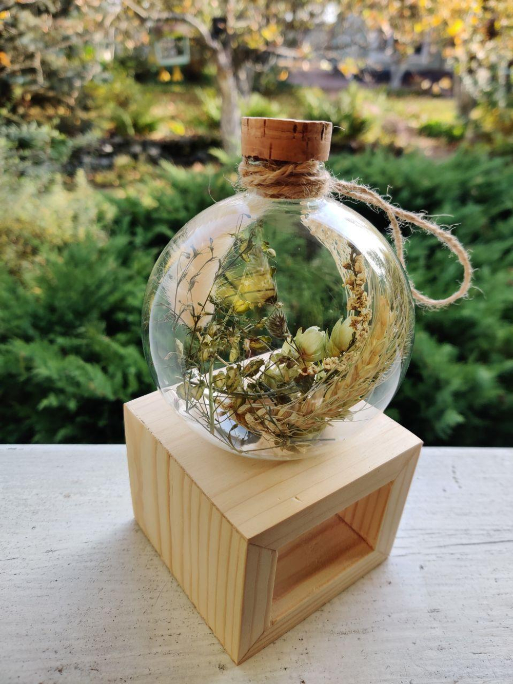 Подставка деревянная под Статусный шар