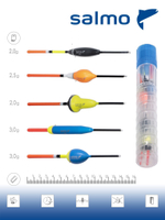 Поплавки полиуретановые Salmo PU БЕРИ И ЛОВИ, в тубусе 5 штук, набор, индивидуальная упаковка