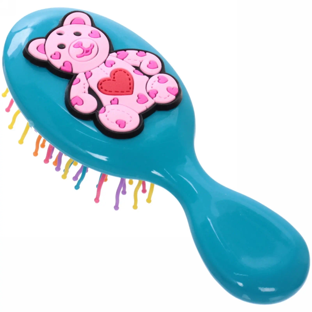 Расчёска массажная детская «Little darling - Мишка», цвет микс, 14*5,8см