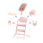 Стульчик для кормления Cybex Lemo 4 в 1 цвет Pearl Pink (розовый)