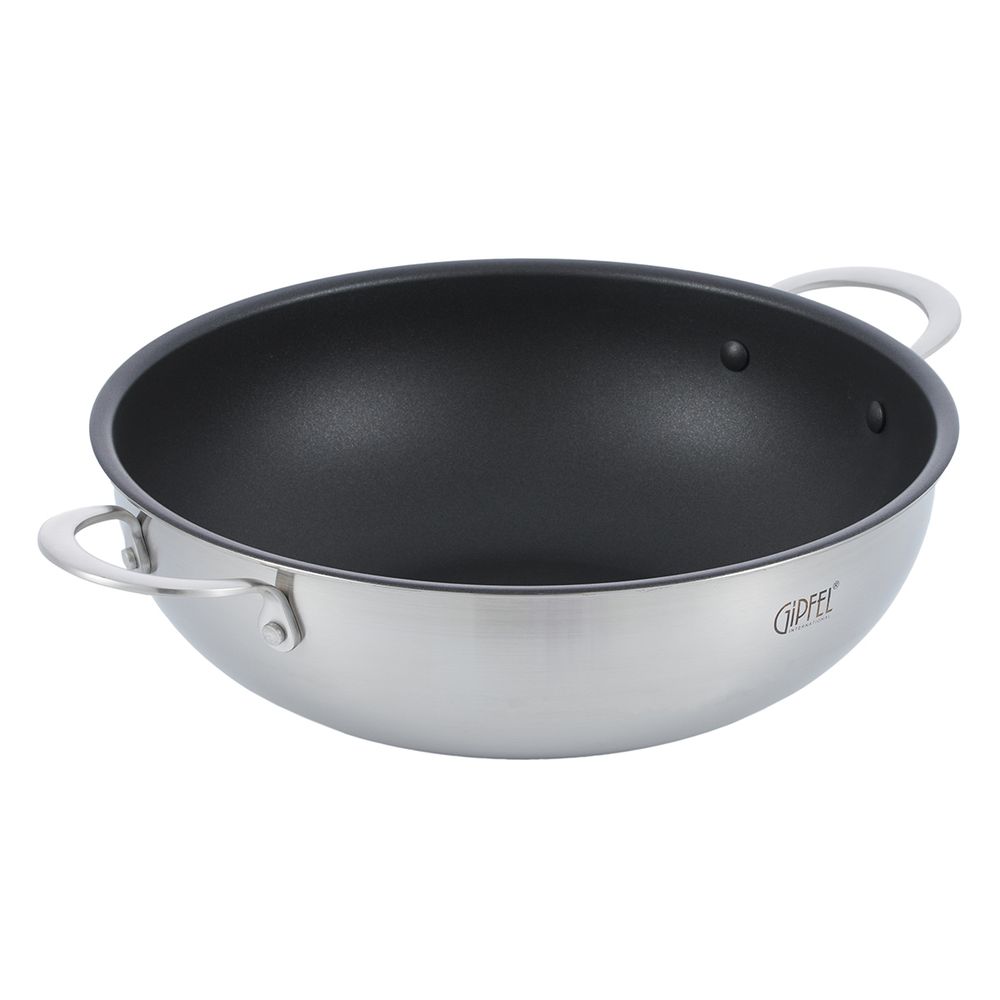 Вок из нержавеющей стали Gipfel Fusion 52189 30 см/5 л