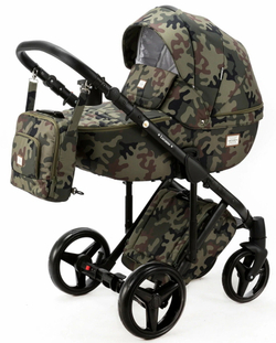 Детская коляска Adamex Luciano 2 в 1 Y122 ХАКИ