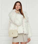 Кожаная сумка-мессенджер Patrizia Pepe - экрю(2B8985 L082)