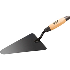 Кельма бетонщика СибрТех стальная, деревянная усиленная ручка (86247)