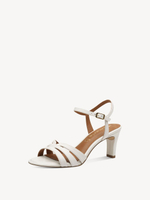 Босоножки кожаные на каблуке Tamaris