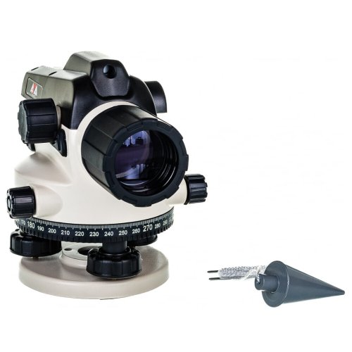 Оптический нивелир ADA Ruber X32 + рейка нивелирная STAFF 3 + штатив алюминиевый Light    A00121_K1