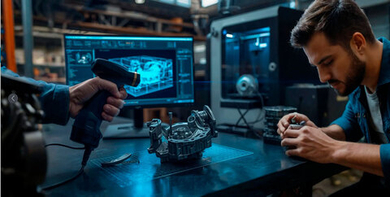 3D-сканирование и изготовление деталей по сломанной детали — восстановление за 1 подход