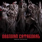 Обсидановый собор Obsidian Cathedral 32мм Миниатюры