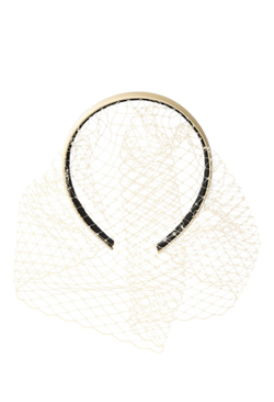 Вуаль классическая соломенная